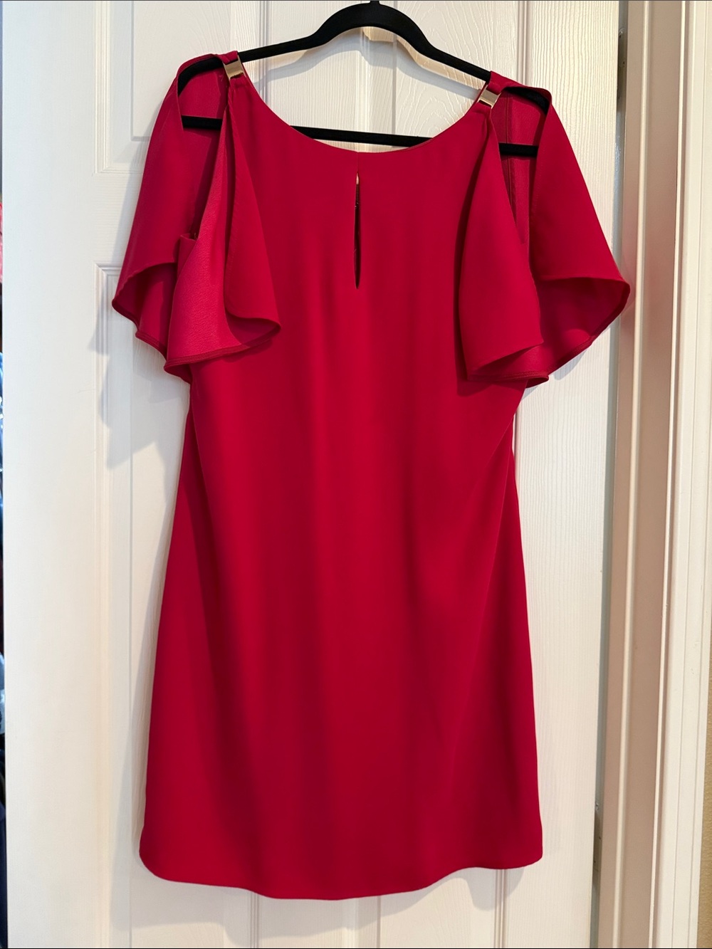 White House Black Market Raspberry cocktail dress